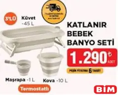 KATLANIR BEBEK BANYO SETİ